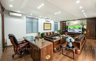 Bàn làm việc gỗ óc chó - Sang trọng, tinh tế, đẳng cấp